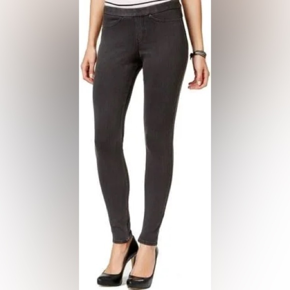 NWT hue large leggings original denim graphite wash dark gray $44 retail